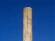 100-125mm- 4"/5" Dia. African Hardwood Poles