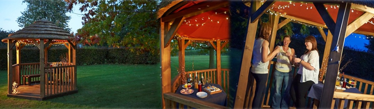 gazebo hexagonal