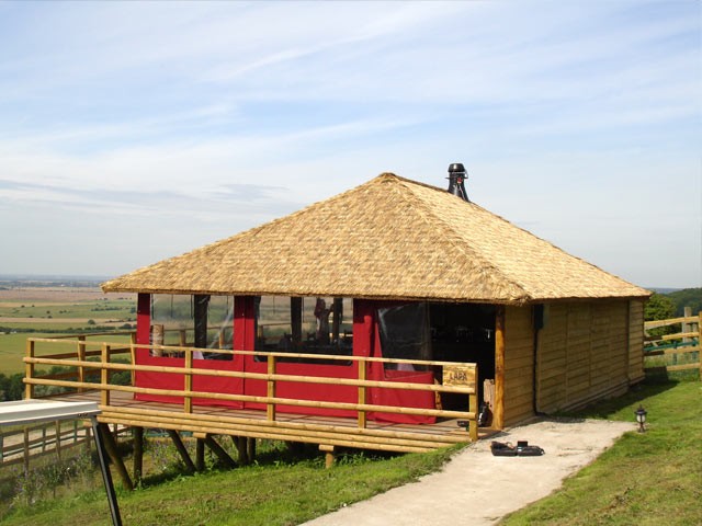 commercial thatched gazebos