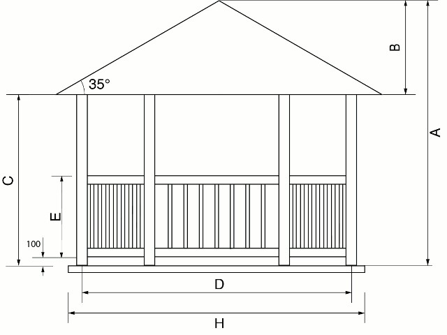 Classic Thatched Gazebos Wooden Gazebos Thatch Tiles